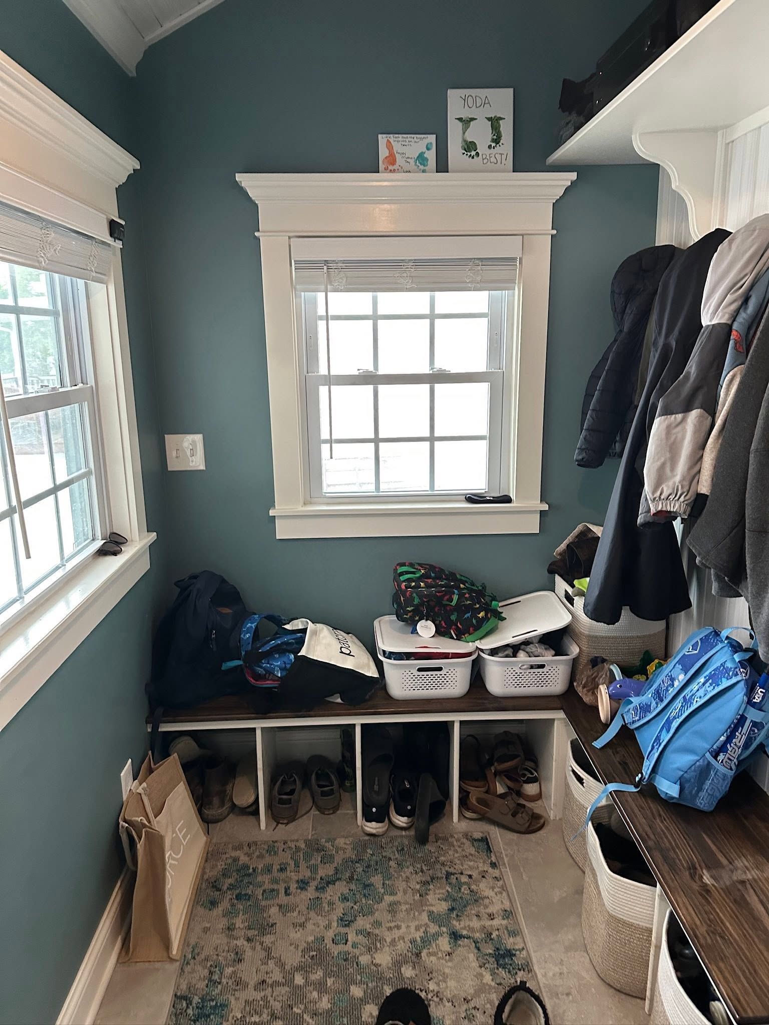 Before and after - before