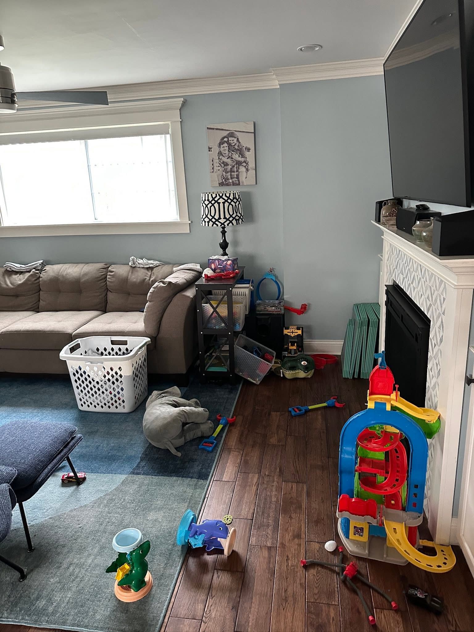 Before and after - before